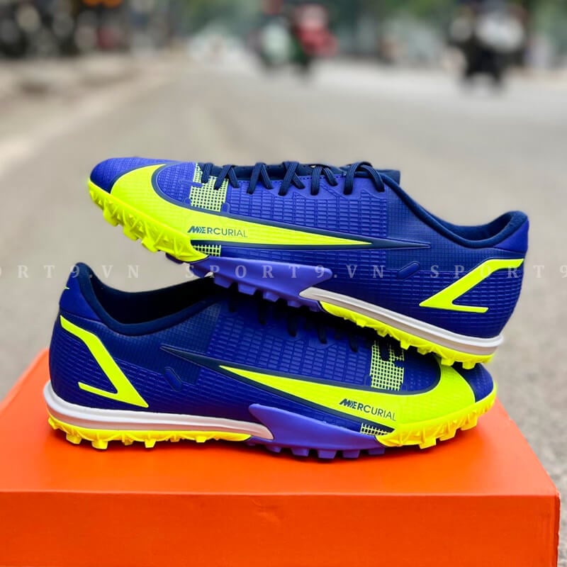 Nike Mercurial Vapor 14 Academy TF Football Recharge - Tím/Xanh Dạ Quang - CV0978-474